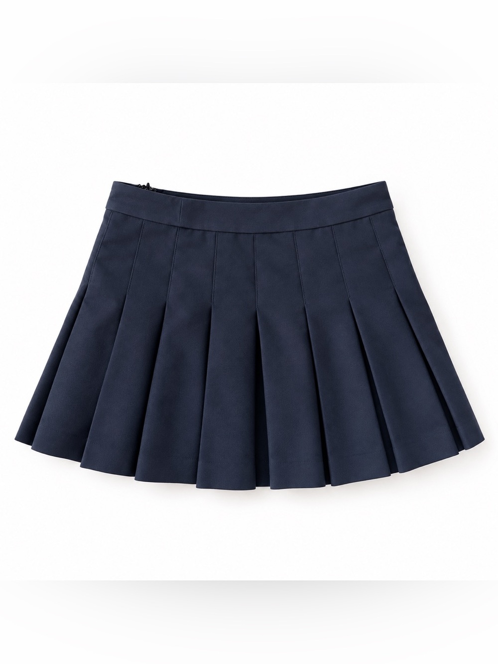 Aritzia Sunday Best Navy Pleated Mini Skirt | Size 8